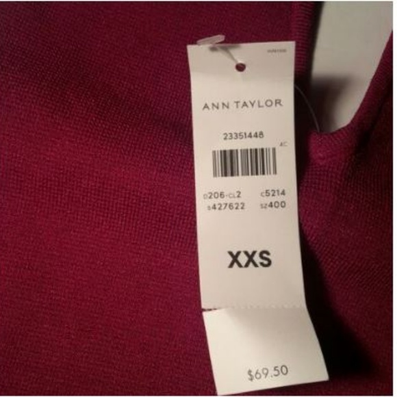 ANN Taylor Womens Sz XXS Backless Halter Tube Top - Picture 7 of 7